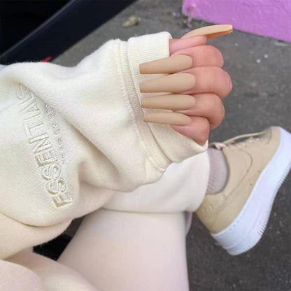 Pure color ballet PRESS ON NAILS