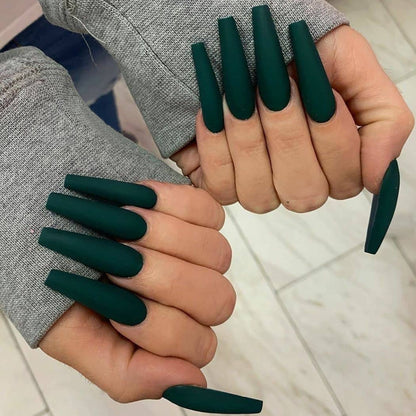 Pure color ballet PRESS ON NAILS