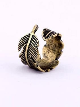 Vintage Feather Rings Accessories