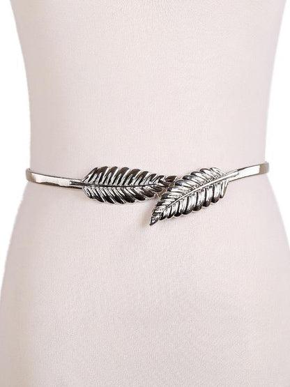 Popular Elastic Leaf Waist Chain Accessories