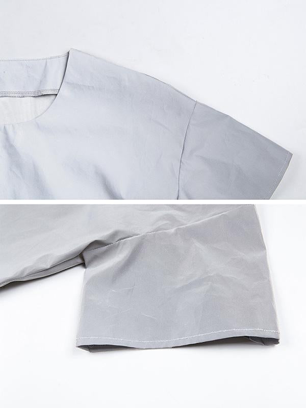 Trendy Loose Reflective Short T-Shirts