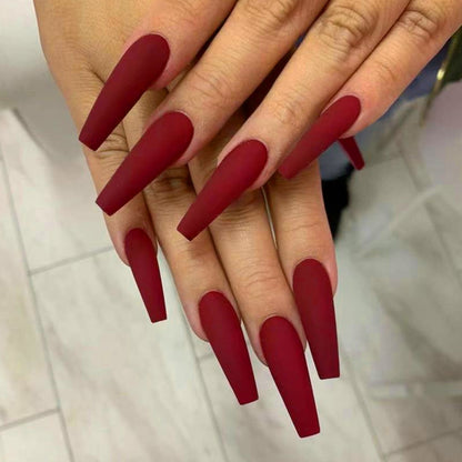 Pure color ballet PRESS ON NAILS