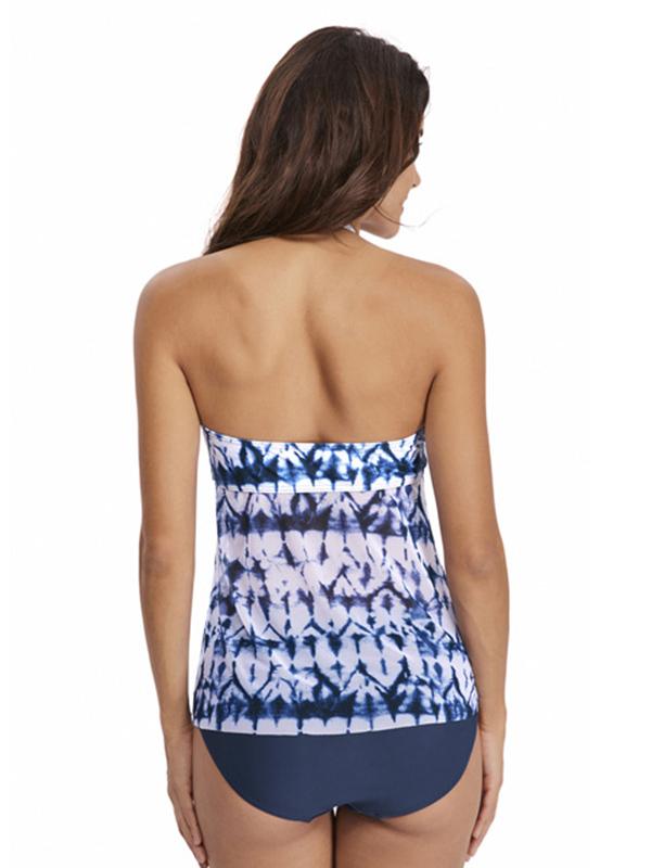 Floral Halter-neck Tankinis Swimwear