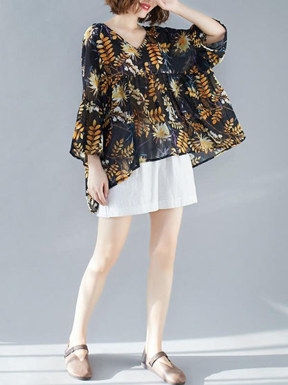 Printed Short Sleeves Shirt