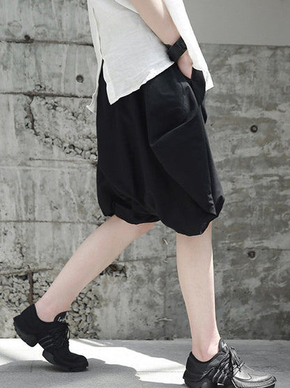 Stylish Solid Color Knickerbockers Shorts Bottoms