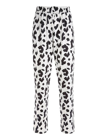 Fashion Floral Column Street And Casual Pants