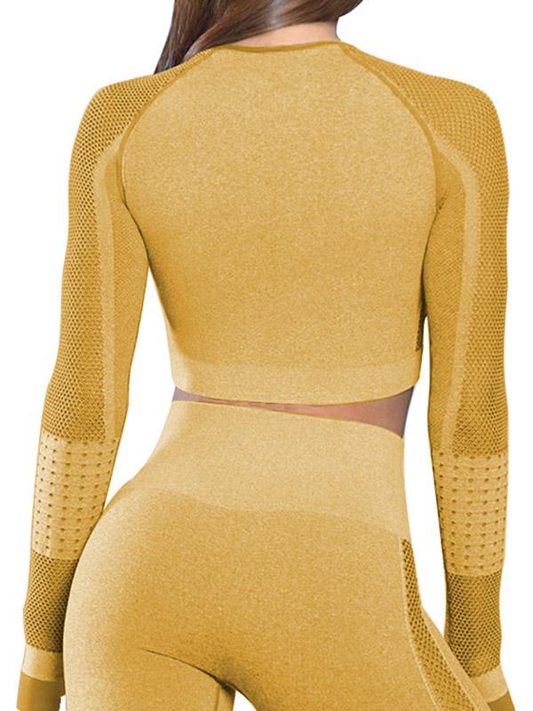 Long Sleeves Breathable Yoga&Gym Tee