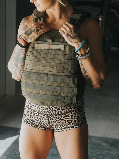 Leopard Printed Lift The Hips Yoga Shorts