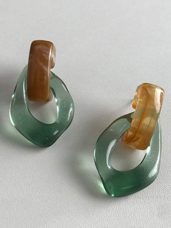 Original Chic Resin Geometry Earrings