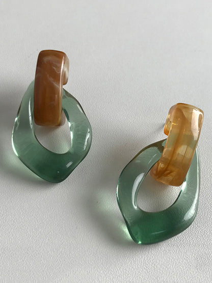 Original Chic Resin Geometry Earrings