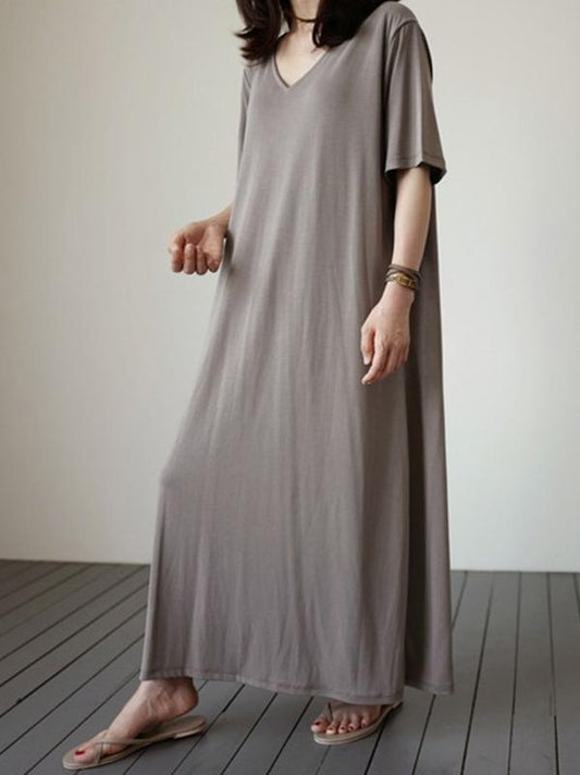 Loose Comfortable Simple Long Dress