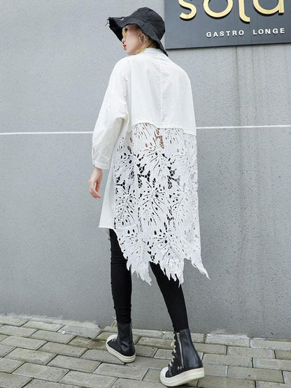 Loose Hollow Out Shirt