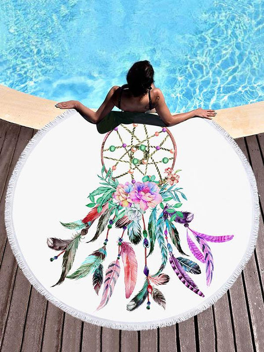 Beautiful Superfine Fiber Round Beach Mats