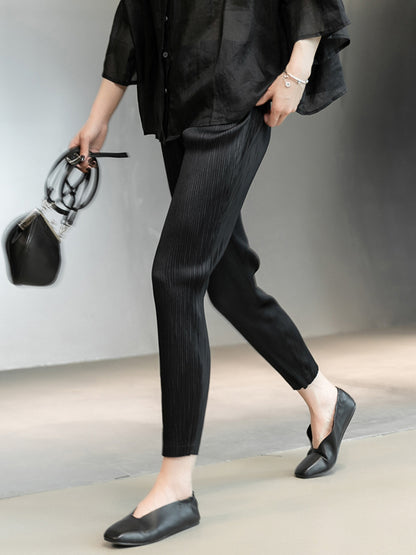 Casual Solid Color Leggings&Capri-Pants