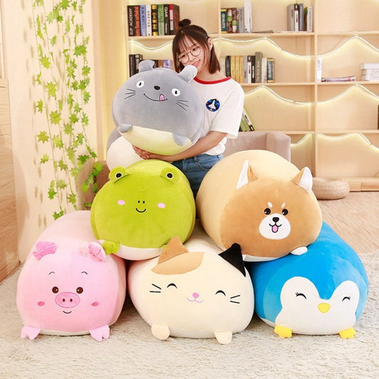 25 / 60cm down cotton cartoon animal pillow children's gift lovely plush toy birthday gift soft and comfortable Christmas gift