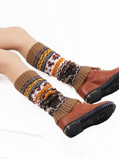 Printed Leg Warmers Stocking