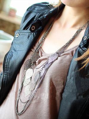 Bohemia Leaves Decorated Necklace Accessories