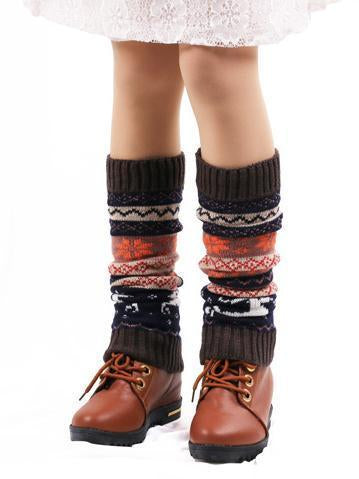 Printed Leg Warmers Stocking