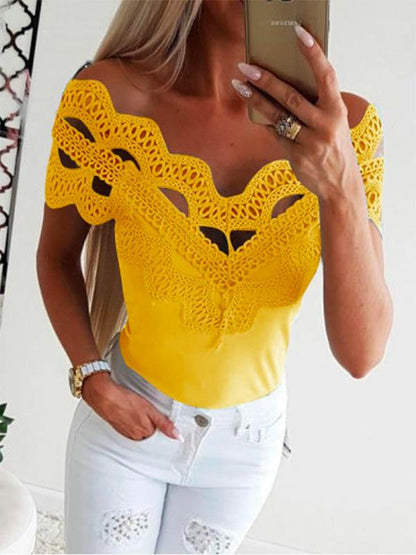 Sexy Lace Blouses&shirts Tops