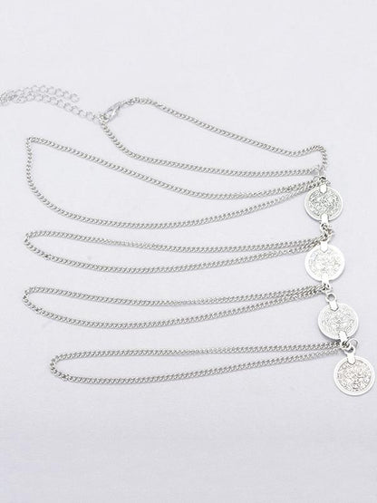 Bohemia Multilayer Coin Arm Chain Accessories
