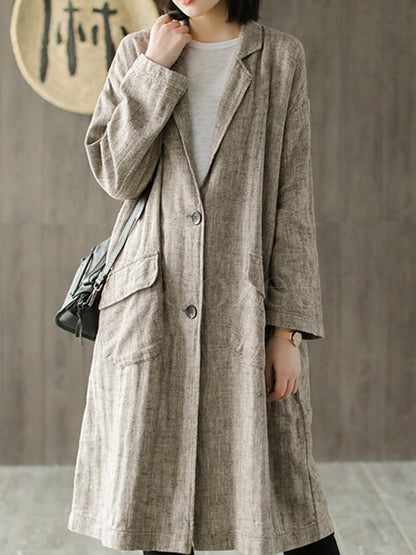 Retro Linen Outwear