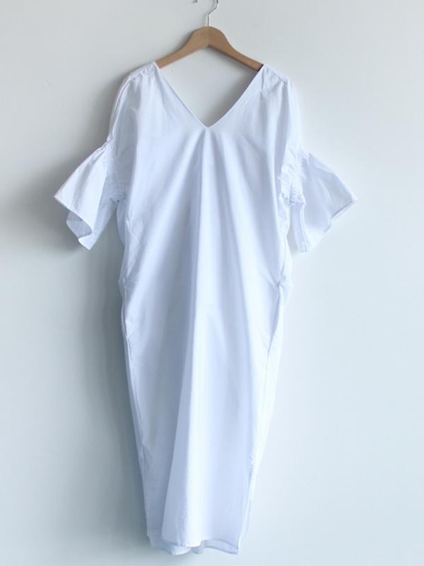 Plus Size V-Back Ruffled Maxi Dresses