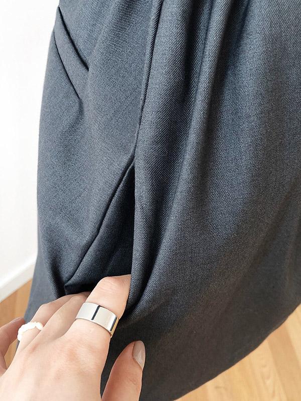 Original Solid Wide Leg Suit Jumpsuits