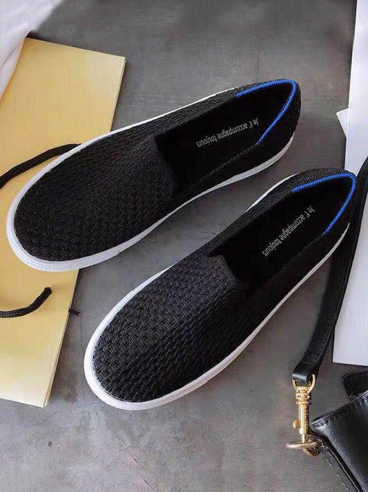 Solid Color Simple Casual Flat Shoes