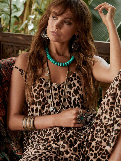 Spaghetti-neck Wide Leg Jumpsuit