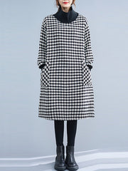 BLACK&WHITE PLAID
