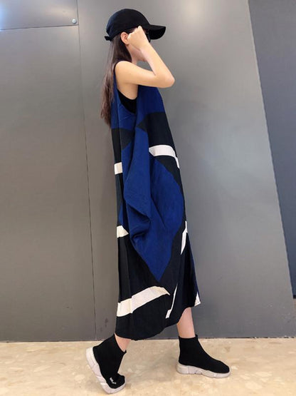 Original Split-joint Sleeveless Dress