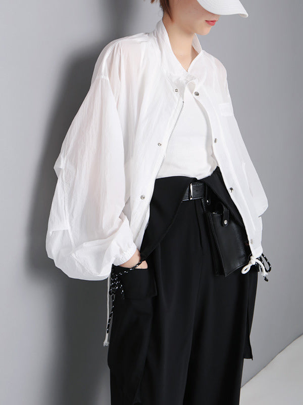 Spaghetti-neck Big Pocket Jumpsuits