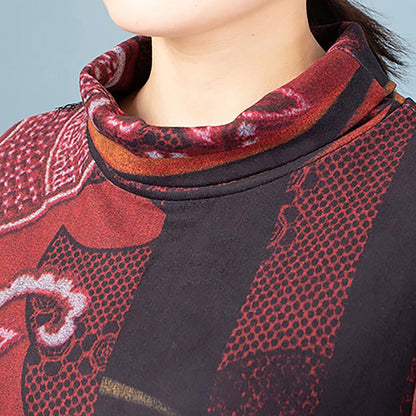 Buykud Casual Elegant Printed Soft Comfortable Dress