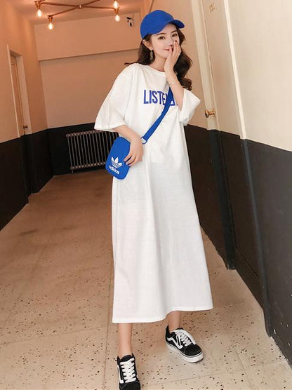 Super Loose Split-side Long Dress