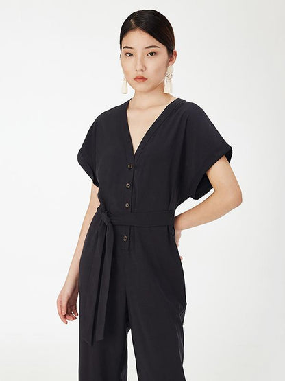 Original Solid Bandage Light Maturity Jumpsuits