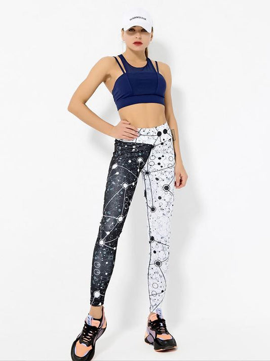 Fashion Printed Wrap Yoga Bottoms
