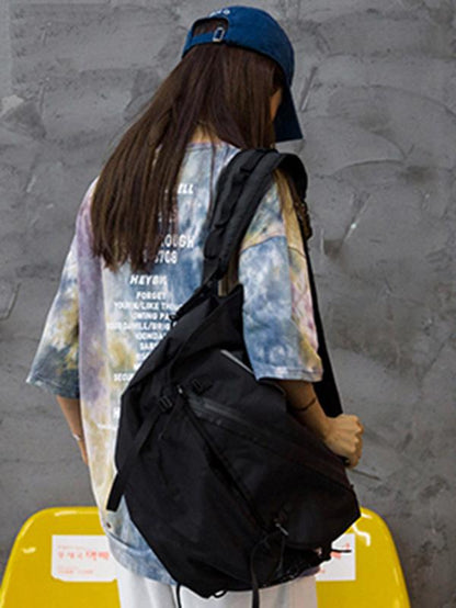 Casual Tie-Dyed Printed T-shirt