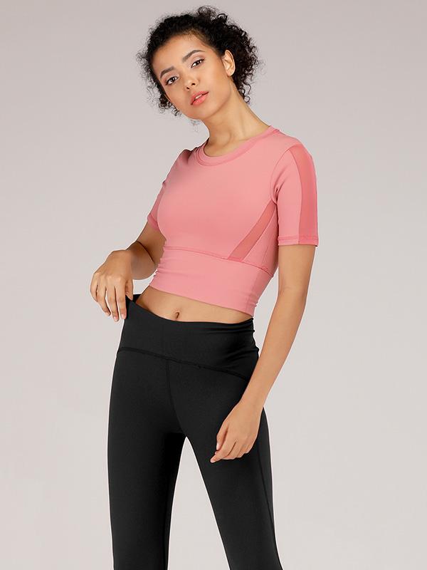 Quick-dry Collect Waist Sports Tee
