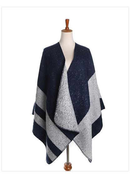 Colorful shawl fashion plaid imitation cashmere scarf