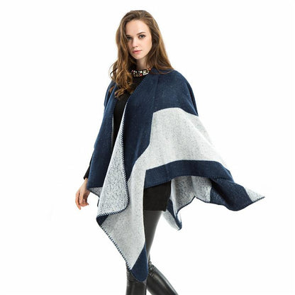 Colorful shawl fashion plaid imitation cashmere scarf