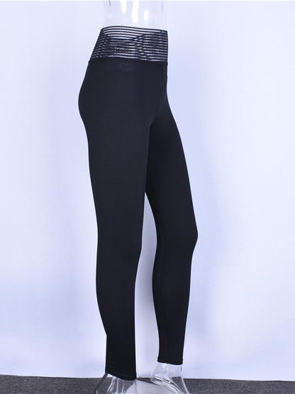 Fashion Solid Wrap Yoga Leggings