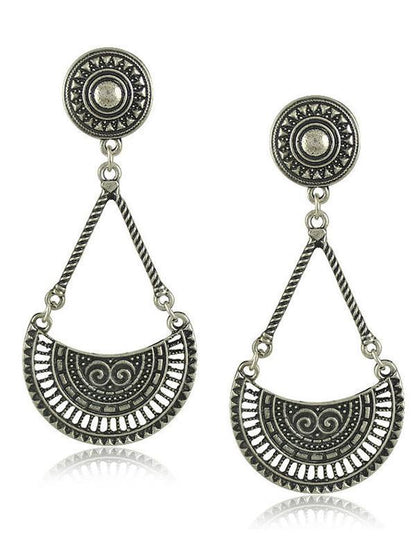 Vintage Bohemia Hollow Carving Hollow Earrings