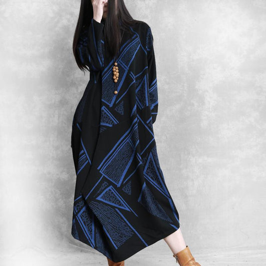 Buykud Irregular Autumn Winter Fashion Loose Dress