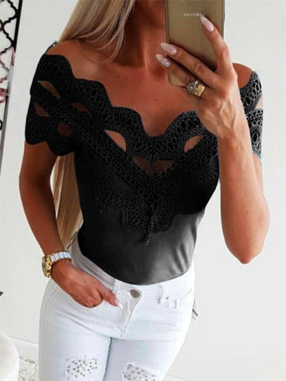 Sexy Lace Blouses&shirts Tops