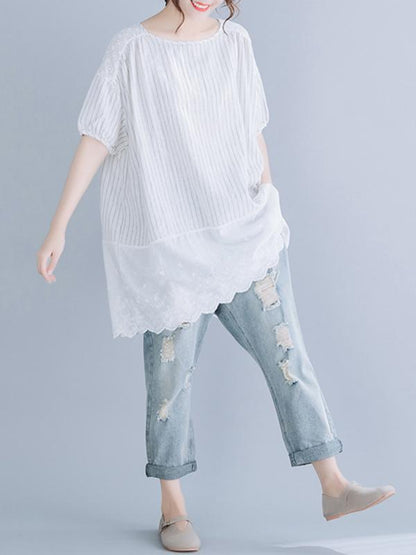Loose Striped T-Shirt