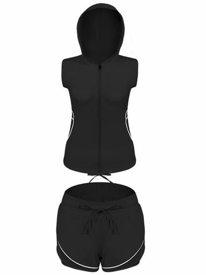 See-through Hollow Sleeveless Yoga Suits