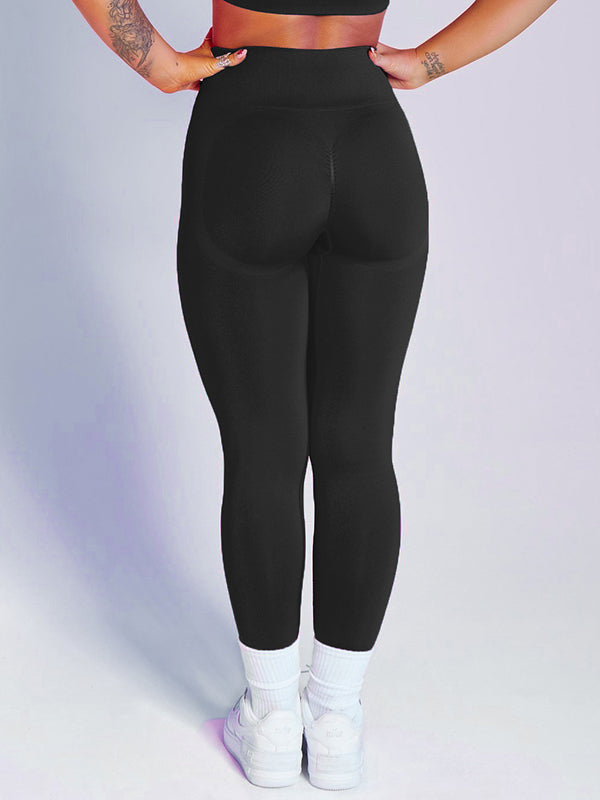 Wrap High Waisted Solid Color Leggings