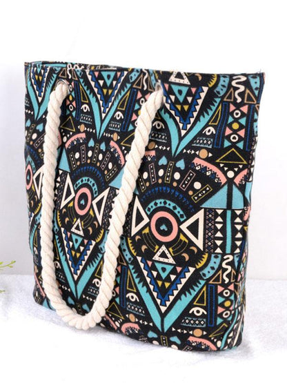 Fashion Bohemia  Floral Decorated Bag