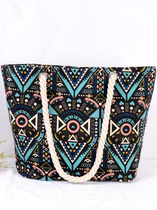 Fashion Bohemia  Floral Decorated Bag