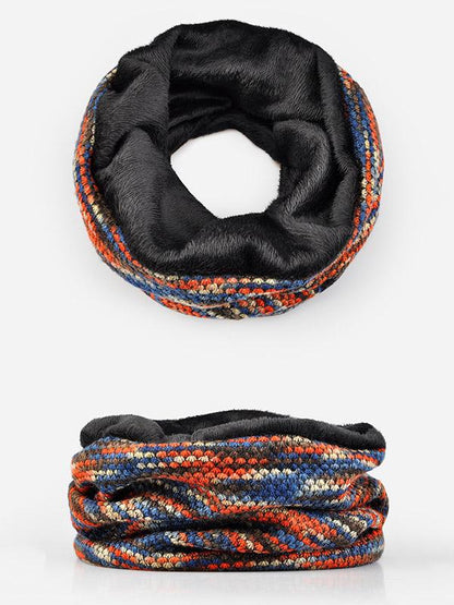 Plaited Plush Color Cotton Hood